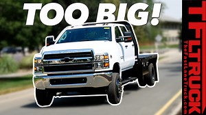 The New 2019 Chevy Silverado HD 5500 Crew Cab 4×4 Has Some Surprising Features (First Drive Review Video)