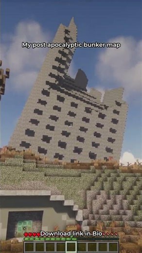 Minecraft Post Apocalyptic Bunker Building + Download