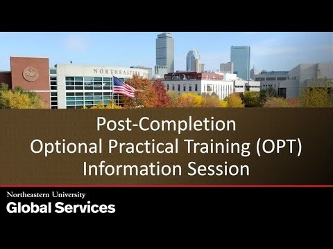 Optional Practical Training (OPT) Webinar