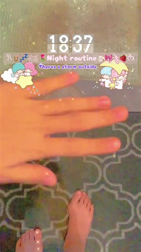 1ameyekon (@1ameyekon)’s video of night time routine