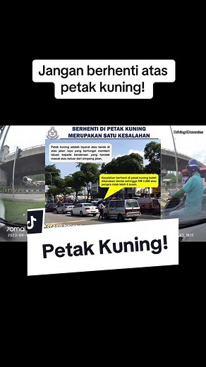 Fungsi Petak Kuning dalam Sistem Keselamatan Jalan Raya