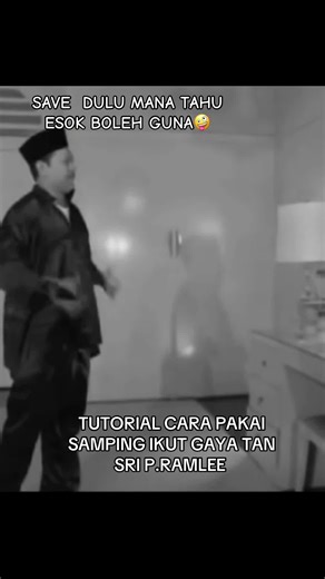 Tutorial Cara Pakai Samping Gaya P. Ramlee
