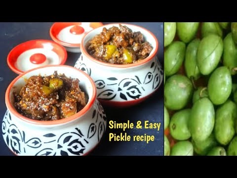 Easy Way to Make Sweet Olive Pickle / Simple Olive Pickle Recipe