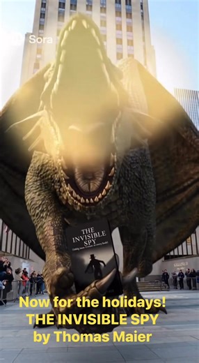 Guess who I saw at Rockefeller Center? The Invisible Spy! Get this book for the Game of Thrones fan looking for a new series, lol! | Thomas Maier