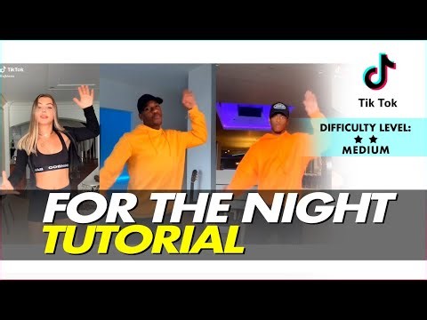 For the night Tiktok dance tutorial | DC: Jeffxtingz