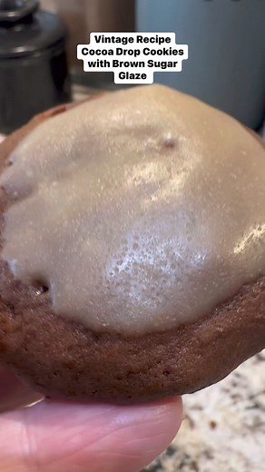 63K views · 696 reactions | Here’s an old newspaper clipping probably from the 70s with this old Cocoa drop cookie recipe. The browned sugar glaze was phenomenal! Recipe in comments | PastTimecook | Facebook