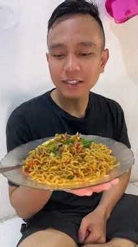 Suddenly my husband asked me to cook him fried noodles, luckily he hadn't eaten noodles for a lon...