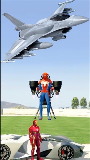 Spider-Man Upgrades Jetpack Into Fighter Jet in GTA 5! 😱🔥