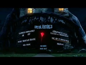 BFDI Monster House DVD Menu Special Features & Previews