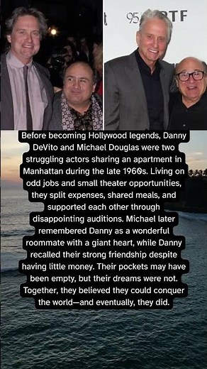 Danny DeVito and Michael Douglas: Friends Before Fame #trending #bollywood #viral #shorts #foryou