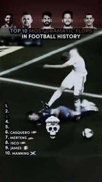 TOP 10 MOST DRAMATIC FLOPS IN FOOTBALL HISTORY 💀 #football #soccer