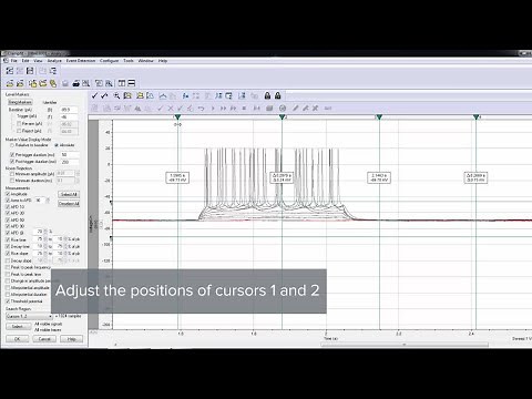Neuronal Action Potential Analysis : pCLAMP 11 Tutorial