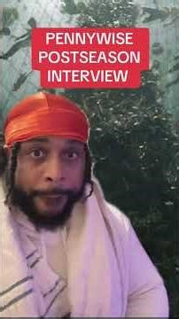 Pennywise had a goat level season. #pennywise #interview #itwelcometoderry #explore #fyp #foryou