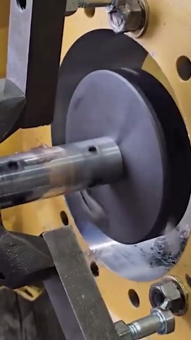 Precision Line-Boring a Giant Mining Truck