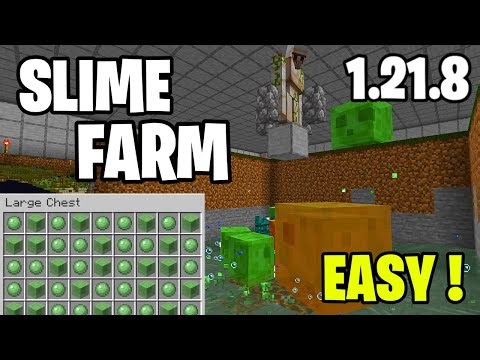 The Fastest Slime Farm in Minecraft 1.21.8 Java