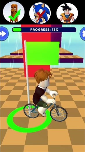 Who Would You Pick? 😱 Sonic vs Goku vs Choco! (Impossible Bike Obby)