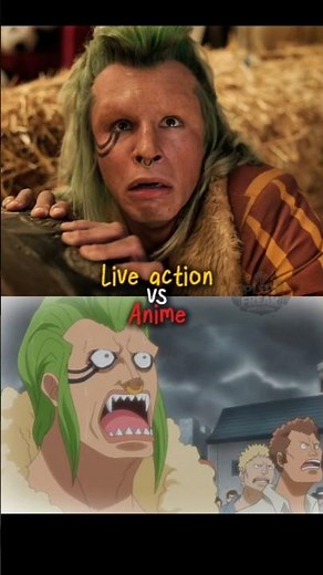 Luffy execution platform scene Live action vs anime | One piece season 2 #onepiece #bartolomeo