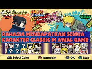 Secret cheat code - naruto shippuden ultimate ninja 5: secret to get classic characters at the st...