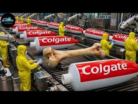 Inside the Toothpaste Factory — From Animal Bones to Toothpaste | Full Process