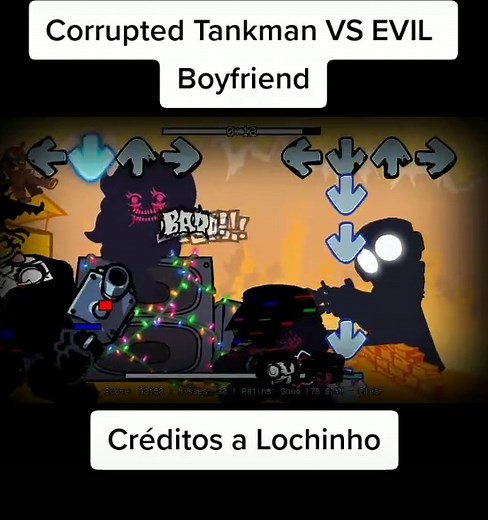 Corrupted Tankman VS EVIL Boyfriend | FNF Mods Showdown