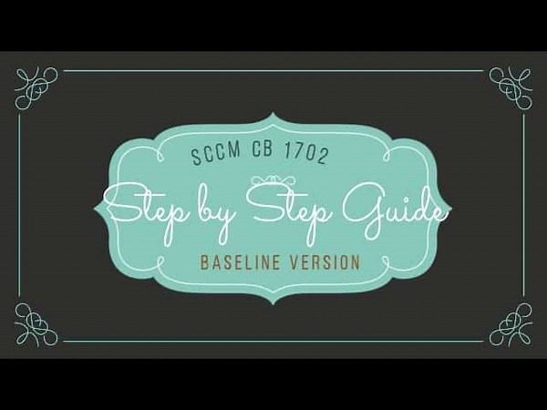 New SCCM Server Installation Step By Step Guide