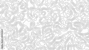 Gray outline topographic contour map abstract tech motion graphic design. Geometric background. Video animation Ultra HD 4K 3840x2160.Abstract animated outline topographic contour map. TECHNOLOGY