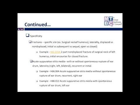 ICD 10: Coding and Medical Documentation Changes for Pediatrics