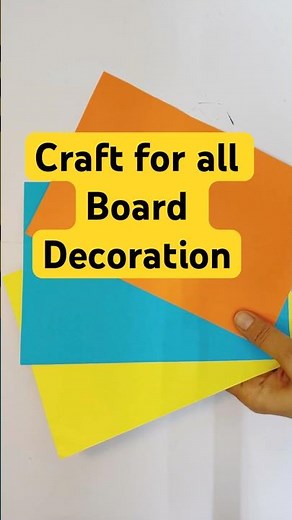 Amazing Board Decoration Ideas for school | Craft for School Decorations | DIY #tiktikwowcreation