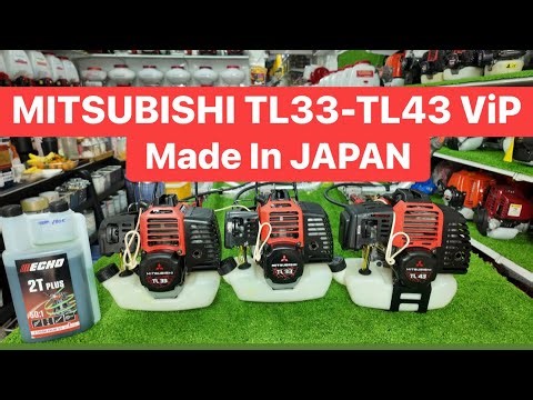 11/03 Máy Cắt Cỏ MITSUBISHI TL33-TL43 Zin Nguyên Bản JAPAN Đẹp 9 Nút-Cần Kazar Titan & Ga Bóp Nhật