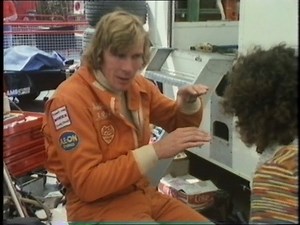 #somethingfortheweekend and Magpie's Mick Robertson talks to James Hunt in Monaco in 1975 about his Formula One racing. | Thames TV Archive