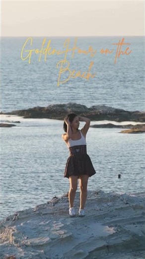 Golden Hour on the Beach ☀️ | Feel-Good Pop Loop