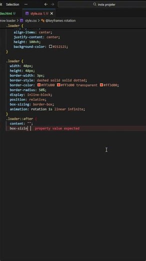 How to Make Arrow Throbber Loader Animation #coding #html #htmlcss #tutorial #tutorials #frontend