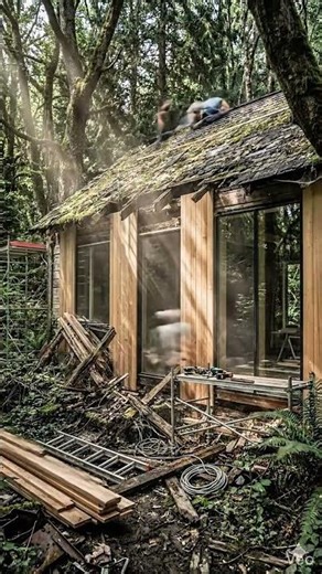 Old Forest Cabin to Luxury Modern Retreat | Satisfying Transformation 🌲Ultimate Forest Cabin Renovat