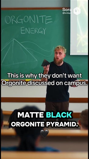 In this clip, Jake Paul is giving a straight-up college lecture on Orgonite—what it is, where the idea comes from, and why people argue about it. No hype. No theatrics. Just information. Then something changes. One student in the room starts to glitch. The reaction isn’t subtle. The moment Orgonite becomes the focus, the mask slips—and the student begins transforming into a lizard man while the rest of the class sits frozen. Is it satire? A metaphor? Or an uncomfortable joke about who really pan