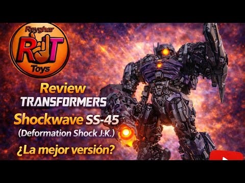 Review Transformers Shockwave ss-45 ko JK (deformatión shock)