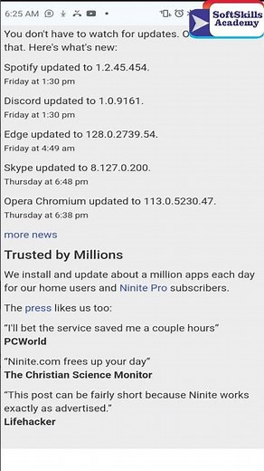 With Ninite, you can install and update all your programs at once, saving you precious time.