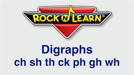 Digraphs _ ch, sh, th, ck, ph, gh, wh _ Rock 'N Learn Phonics Songs