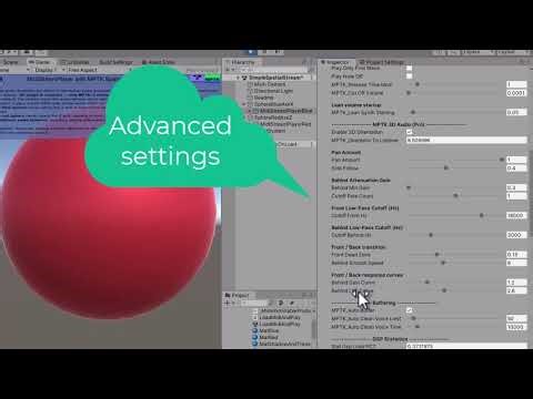Maestro MPTK - Unity Demo MIDI Generation with Spatialization