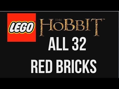 ALL 32 Red Bricks Guide - LEGO The Hobbit