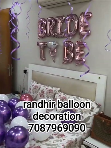 balloon decoration bride to be