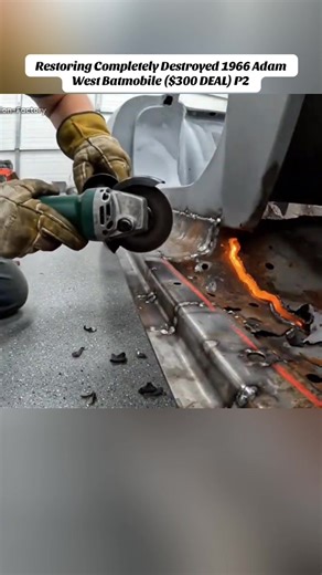 Restoring a Destroyed 1966 Adam West Batmobile