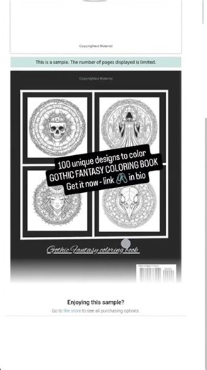 Gothic fantasy colring book for adults #paperback