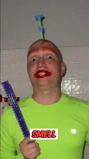 Messing with Baldi Basics PT1 #funny #comedy #humor #gamer #skit #relatable