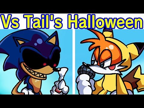 Friday Night Funkin' Tail's Halloween Semana Completa + Escenas & Knuckles | VS Sonic.EXE
