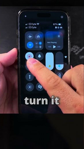 iPhone Turn Off Screen Automatic Rotation Enable Portrait Orientation Lock Part 4