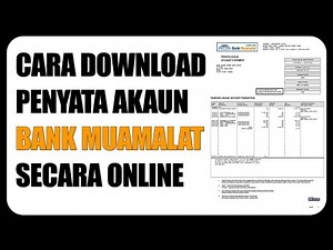 Cara Download Penyata Bank Muamalat Secara Online