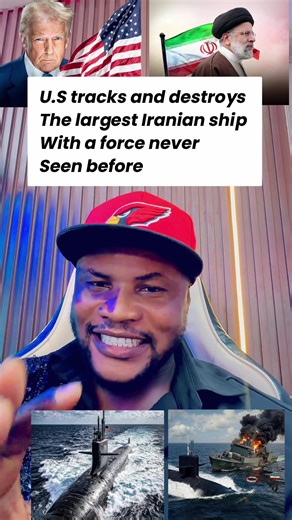 U.S. Tracks and Destroys Largest Iranian Ship