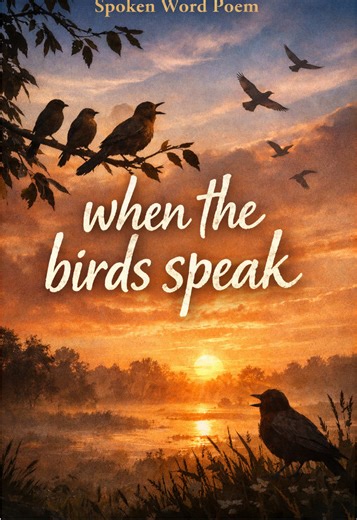 When the birds speak, do you hear them? Do you listen? #ltharrisjr