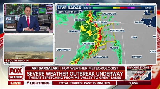 A severe weather outbreak is underway as large hail, damaging winds, and strong tornadoes are expected. | Latest Weather Clips | FOX Weather