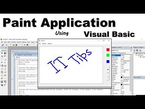 how to make simple ms paint application in visual basic